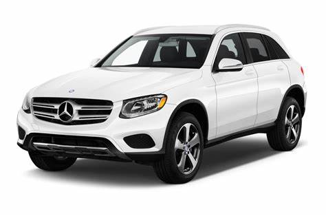 A picture of a white Benz GLC